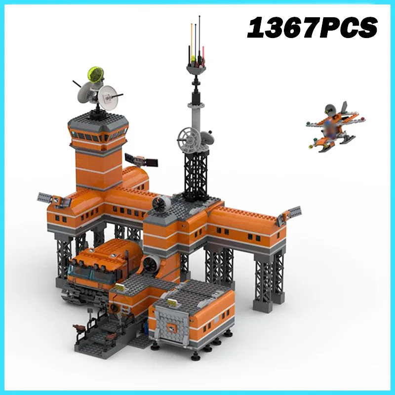 

MOC Arctic Base Architecture City Street View Model Building Blocks Bricks Assembly Toy Kids Boy Adult Birthday Gift 1367PCS
