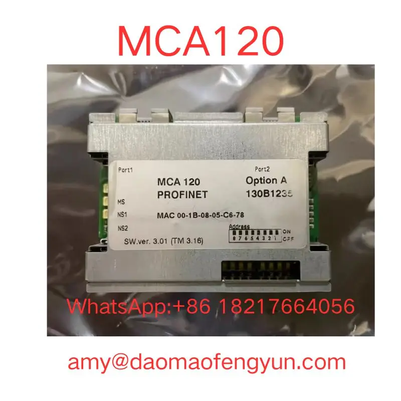 Used  MCA120  PN Communication Card 130B12355  tested  ok   fast  shipping