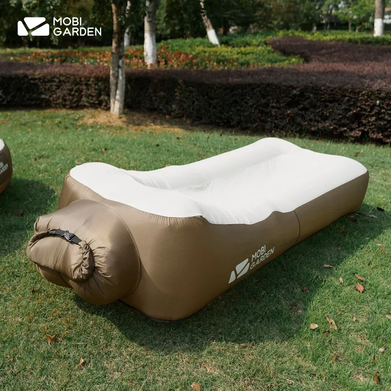 

MOBI GARDEN Camping Ultra-light Air Lazy Inflatable Sofa Bed Portable Outdoor Lunch Break Beach