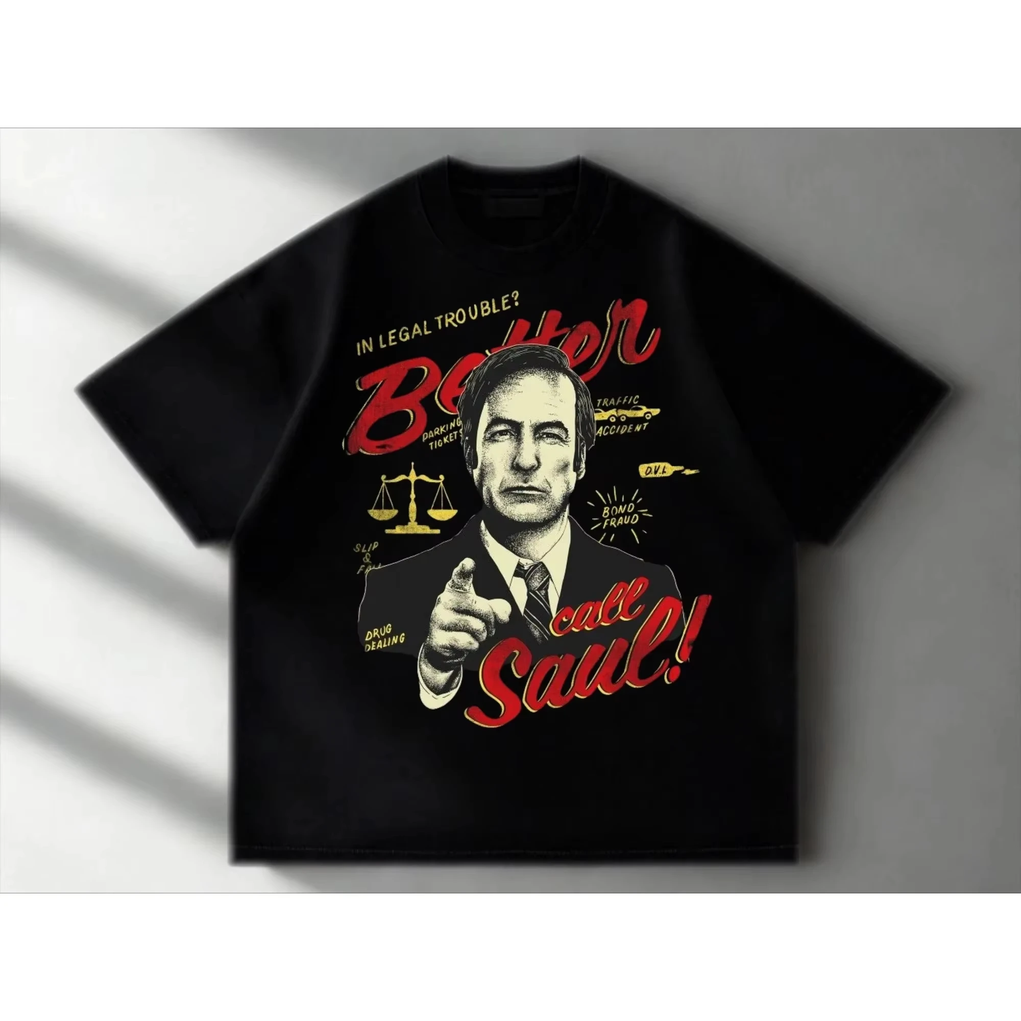 2026 Better Call Saul T-Shirt Unisex Vintage Cotton Short Sleeve O Neck Summer Casual Graphic Print Streetwear Hot Sale Tee