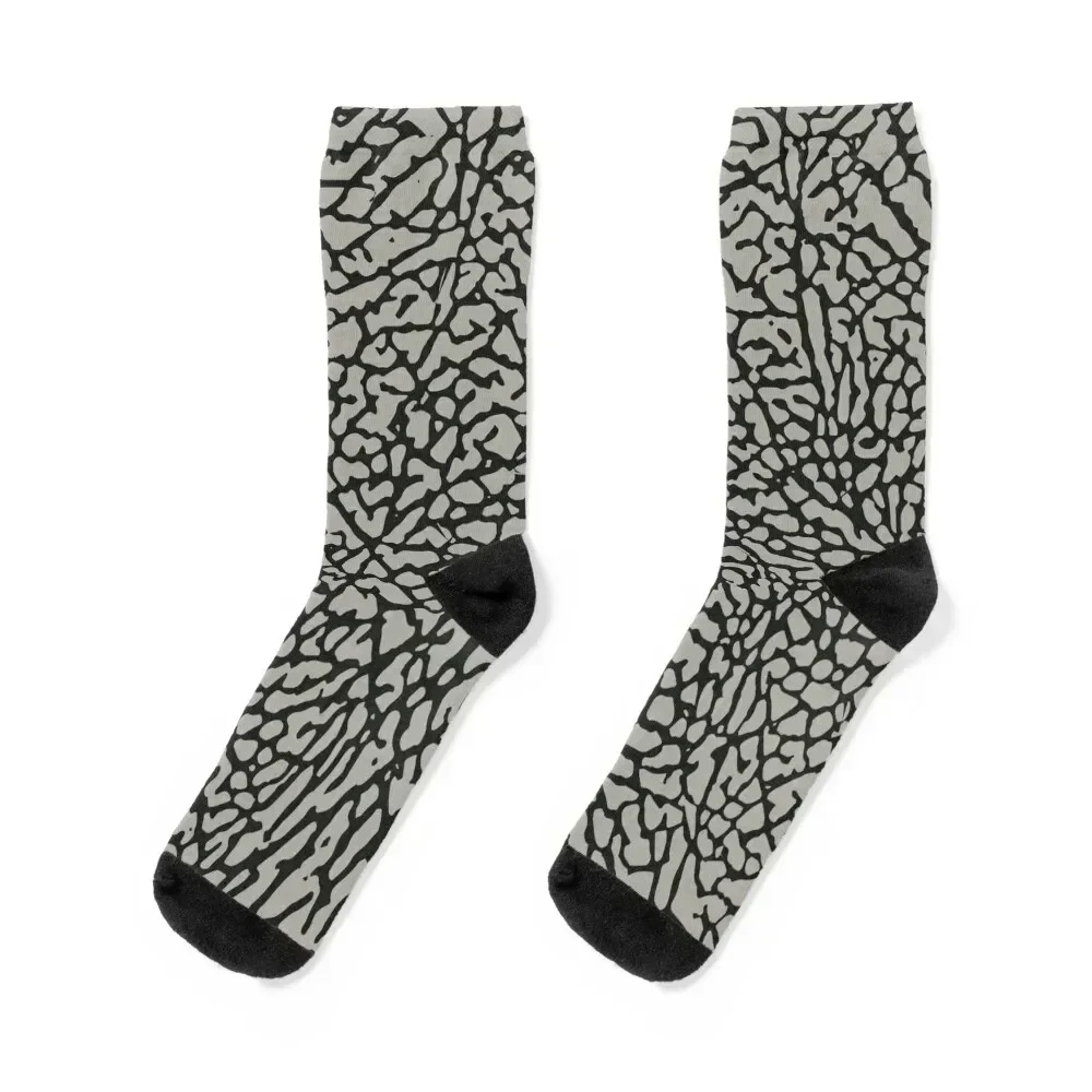 

Elephant Print Socks floral designer Sports Socks Female Men's