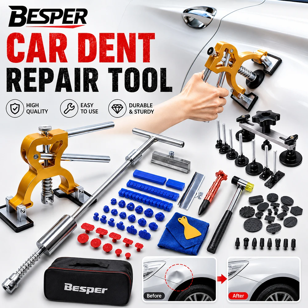 

75/25/16Pcs Paintless Dent Repair Puller Kit Professional Auto Body Sheet Metal Dent Remover Hand Tools Car Repair Accessories