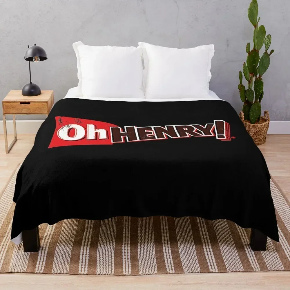 

Oh Henry Throw Blanket Beach heavy to sleep Luxury Designer Winter beds Blankets