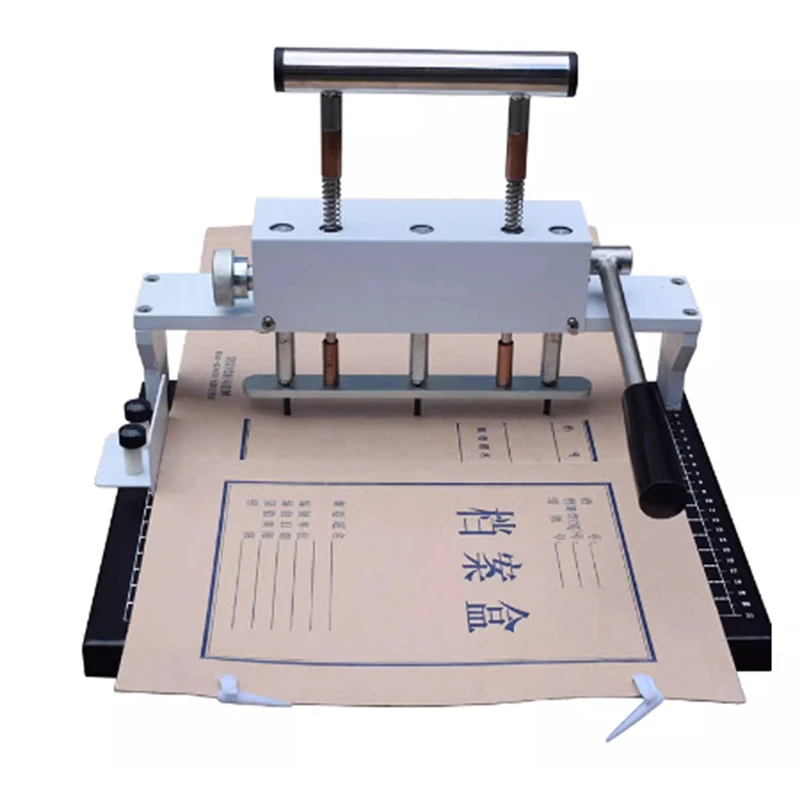 DC-1013 Heavy-Duty Three-Hole Three-Needle Binding Machine Manual Voucher Financial Accounting Contract Punching Machine