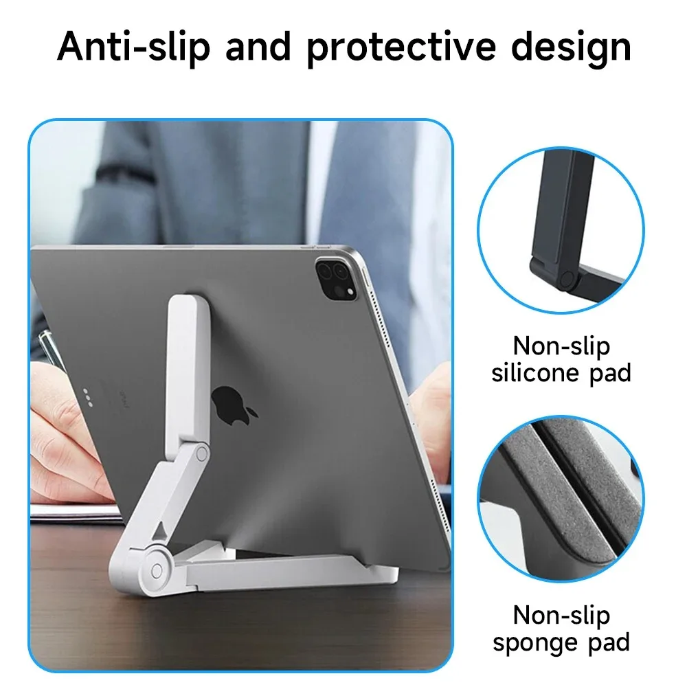 

Universal Tablet Holder Desktop Folding Simple Easy To Carry Mobile Phone Fixed Tablet Stand For Samsung Xiaomi iPad Stand