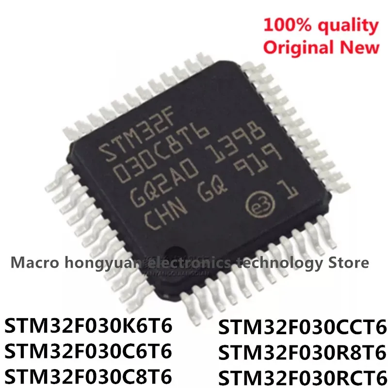 5 adet STM32F030C8T6 STM32F030CCT6 STM32F030R8T6 STM32F030RCT6 STM32F030C6T6 STM32F030K6T6 STM32F030 2 orijinal ic çip stokta