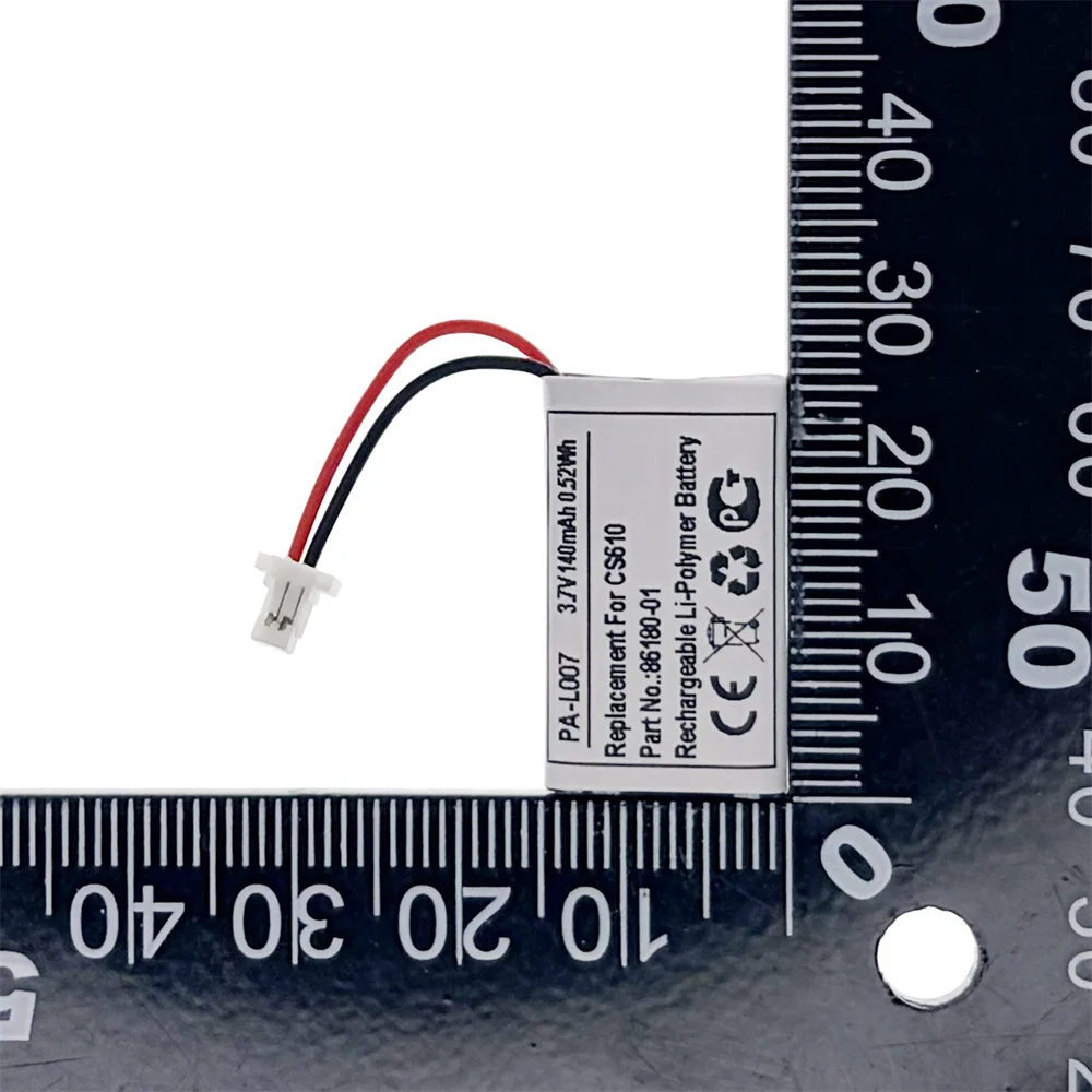 Brand New Replacement Battery PA-L007 For CS610 3.7V 140mAh 0.52Wh Rechargeable Battery Batteria Batteries + Free Tools