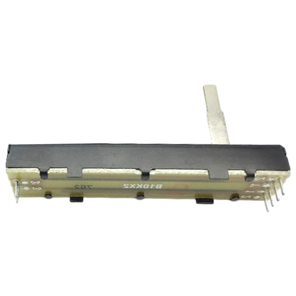 73MM Straight Slide Potentiometer RA45D2 Duplex Mixer Fader for ALPHa B10K*2 Shaft Length 25MM