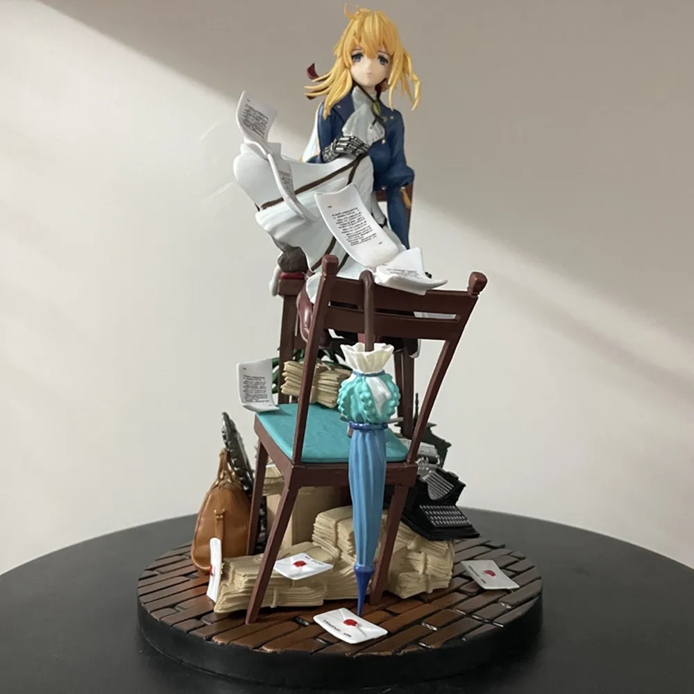 Anime Violet Evergarden Action Figures GK Acrylic Figurine PVC Model Collection Peripheral Toys Birthday Decoration Doll Gifts