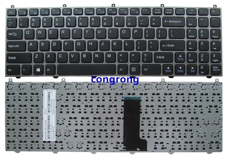 Laptop English keyboard for HASEE K590C K650C K650D-I5 I7 D1 D2 K570N-I3 D1 I5D1 I7D1 for CLEVO W650ET W650 W650SR W650EH W655