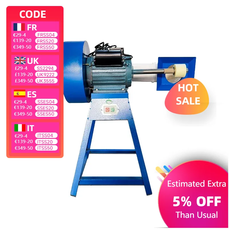Vertical Multifunctional Bench Grinder, Electric Grinding Machine for Cutting, Carving and Polishing Metal, Plastic, Leather & W