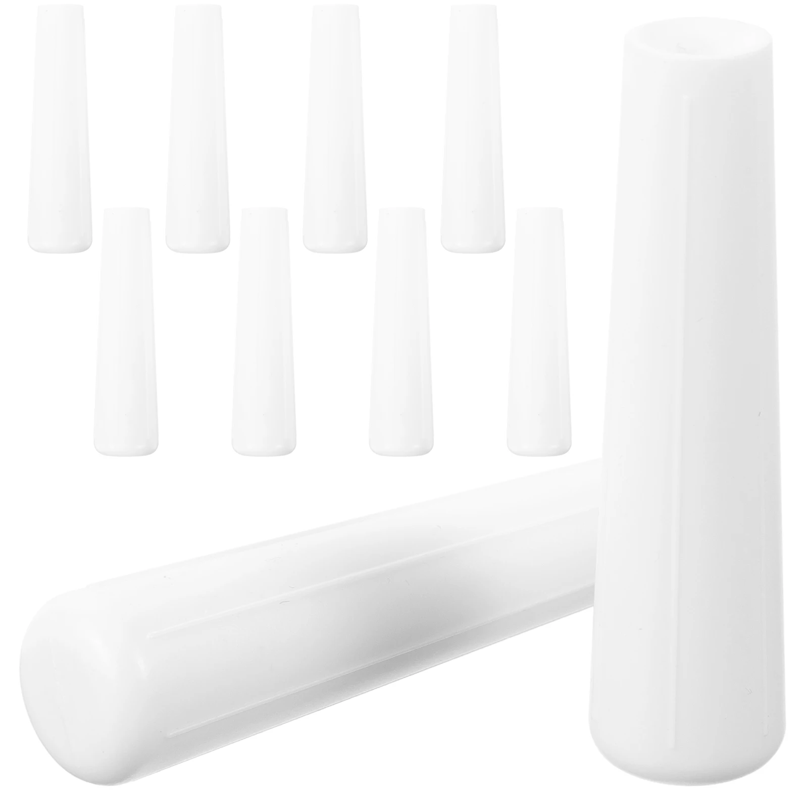 

10pcs Curtain Hook Handle Blind Wand Parts Sturdy Material Matching Design Easy Install Home Office Practical Tool