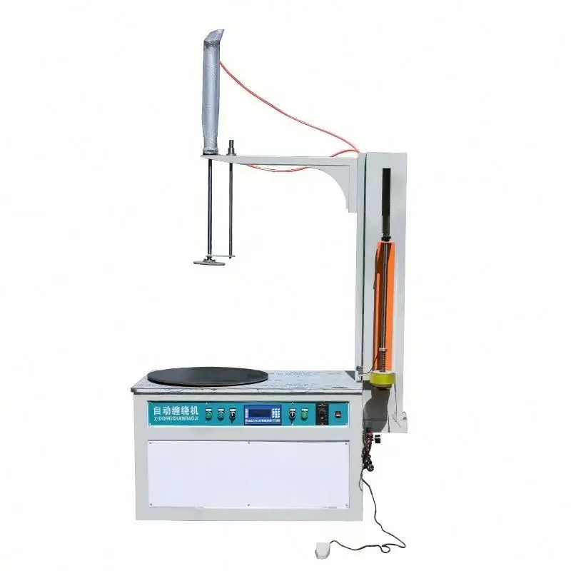 &* Fully Automatic Conveyorized Turntable Wrapping Machine Pallet Stretch Film Stretch Wrapping Machine