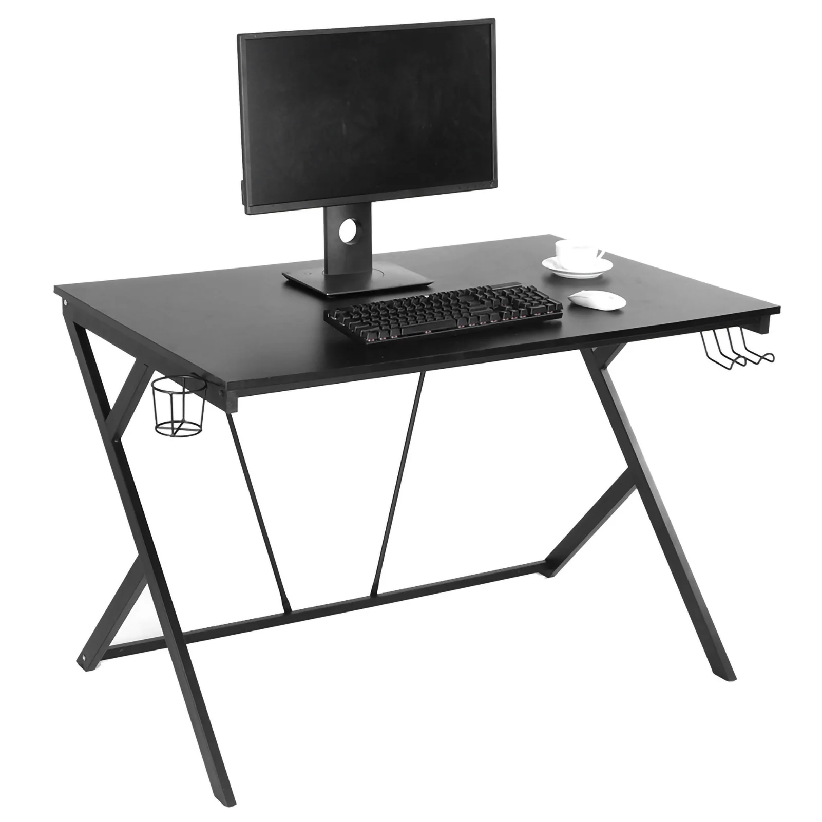 Modern Ergonomic RShape Frame Stable Gaming Table Computer Desk for Home Office Working Use Gaming,Desk§Computer,Desk§Gaming,