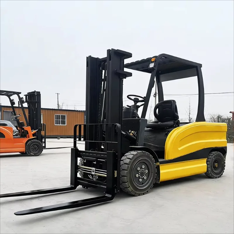 Customized Heavy Duty Warehouse Forklift 5 Ton Lift Height 6m Attachments Electric Forklift Lithium-Ion Battery