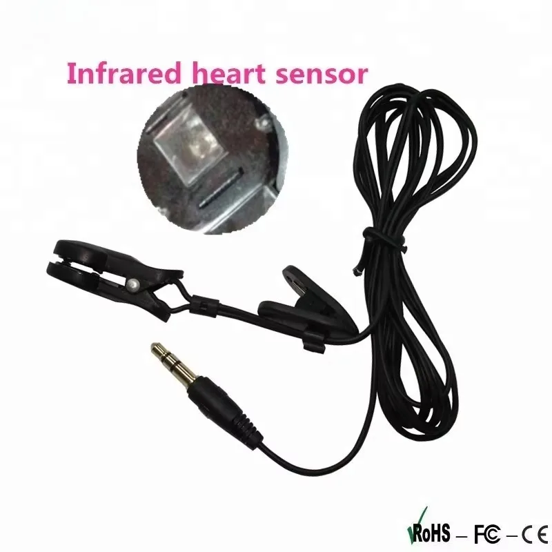 Ear Clip Infrared Pulse Sensor Treadmill Accessory 2511B Fitness Sports Pulse Detection Component