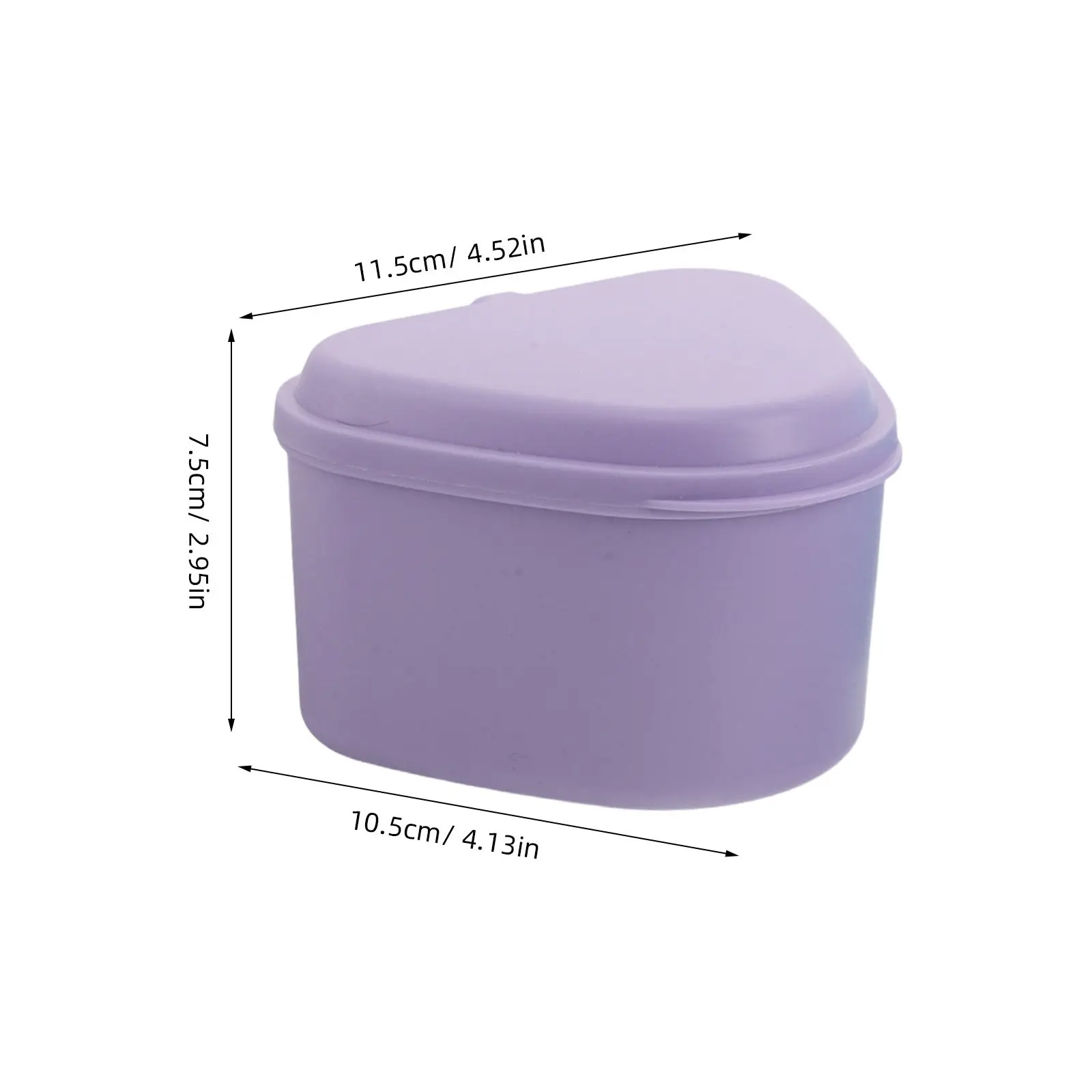 4Pcs Slim Retainer Case Portable Denture Carrying Case for Braces Aligners Mouth Guard Travel Hygienic Waterproof Orthodontic
