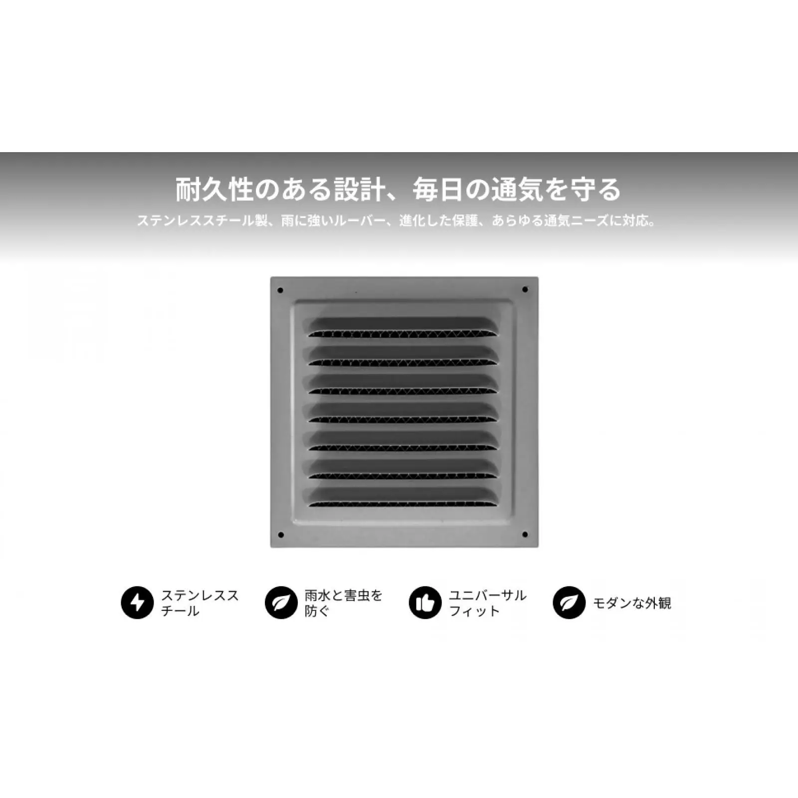 Shutter Louver Vent Rainproof Design Exhaust Outlet for Motorhome Yacht Van