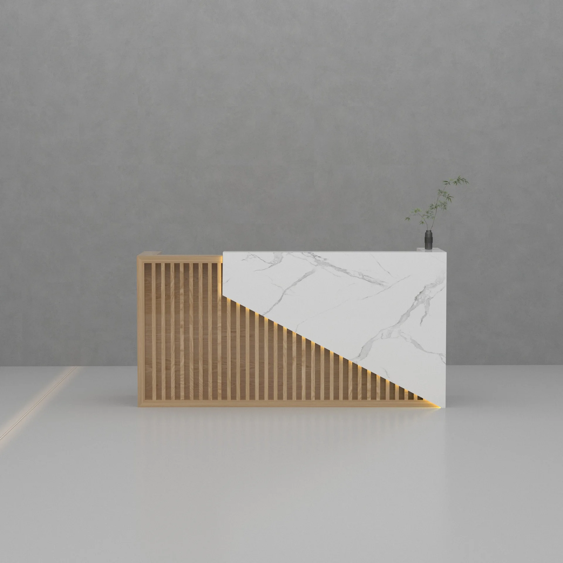 Checkout page Simple Bar Small Milk Tea Shop Clothing Beauty Salon Art Museum Barber Shop Reception Desk