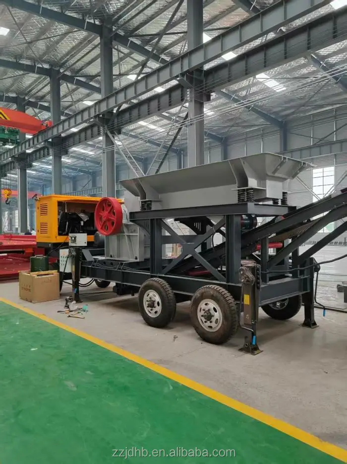 Time Production Mini Portable Jaw Crusher 30 Tons Capacity Diesel Powered Stone Crusher PE 250x 400 Core Components Motor PLC