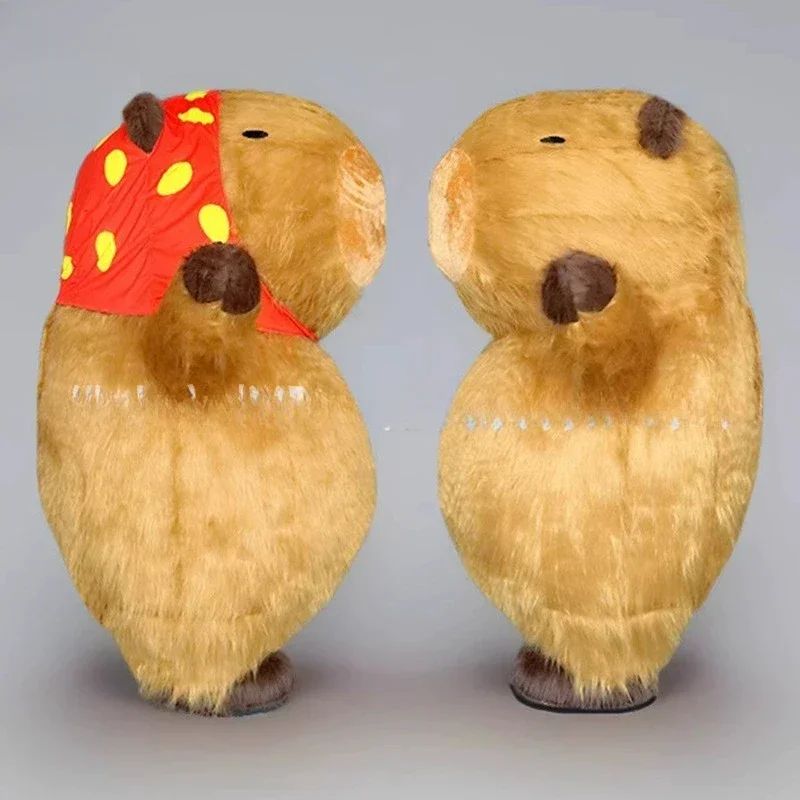 

Inflatable Capybara Mascot Costume Halloween Christmas Animal Cosplay Advertising Outfits Adults Fancy Party Dress No Battery