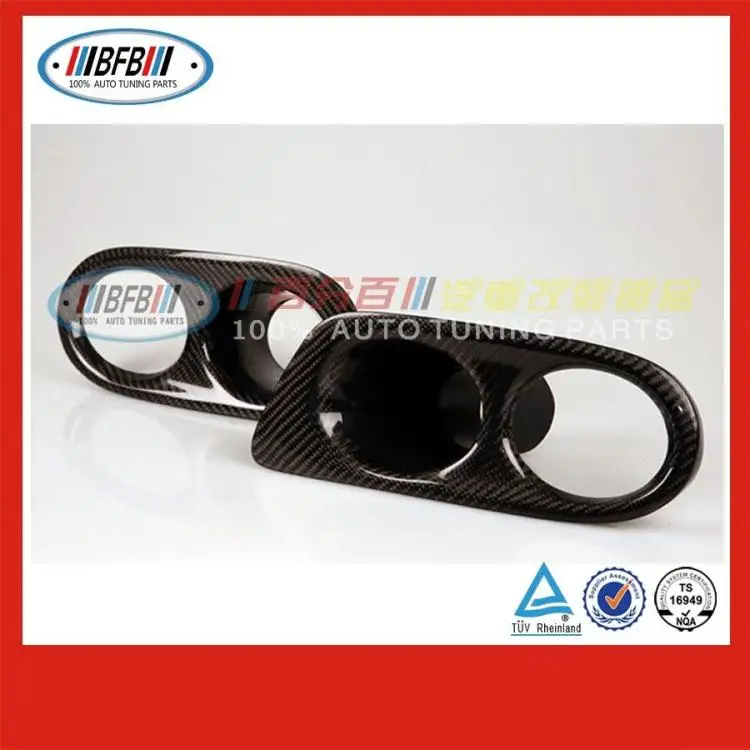 Fit for  BMW E46 original M3 car BMW M3 carbon fiber fog lampshade front surround lampshade E46 fog lamp frame