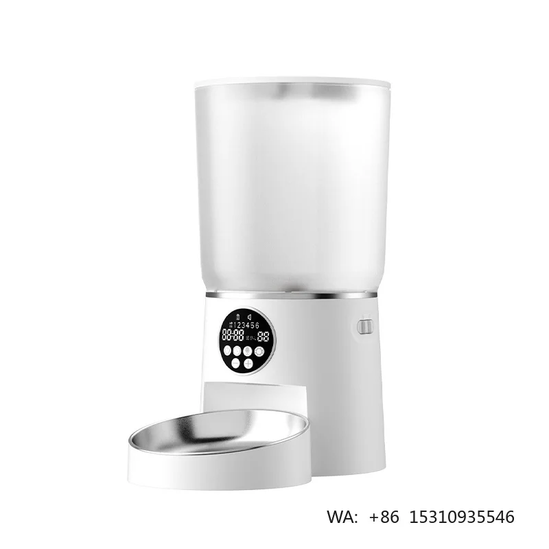 2026 New Transparent Automatic Pet Feeder 4.2L ABS Easy to Clean Simply Smart cat Food Feeder Bowl
