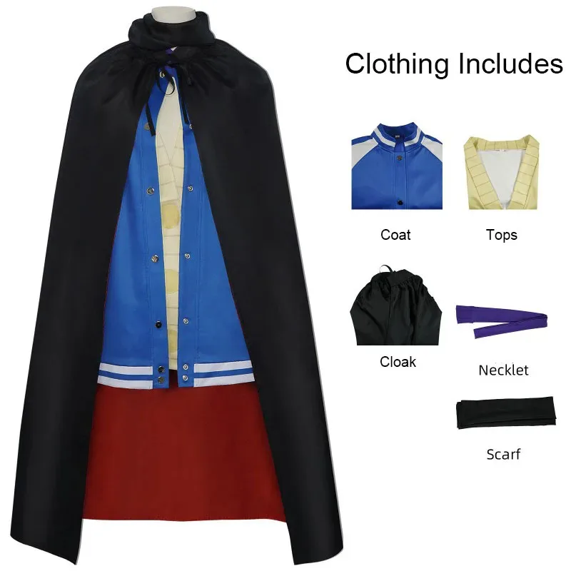 Аниме костюм Аясе Момо бабушка косплей комплект, куртка, парик, аниме Кан Джинггон костюм для Хэллоуина