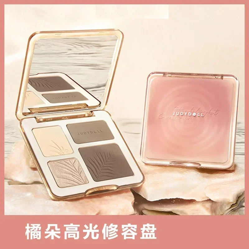 Judydoll 3 colori Composite All-in-One Palette Highlighter Shadow Contour Makeup Eyeshadow Palette Matte Shadow Brightening