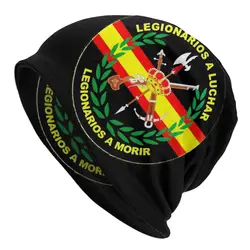 Custom Unisex Bonnet Winter Knit Hat Spanish Legion Hip Hop Beanies Cap Legi N Espa Ola El Novio De La Muerte Beanie Hats Ski Ca