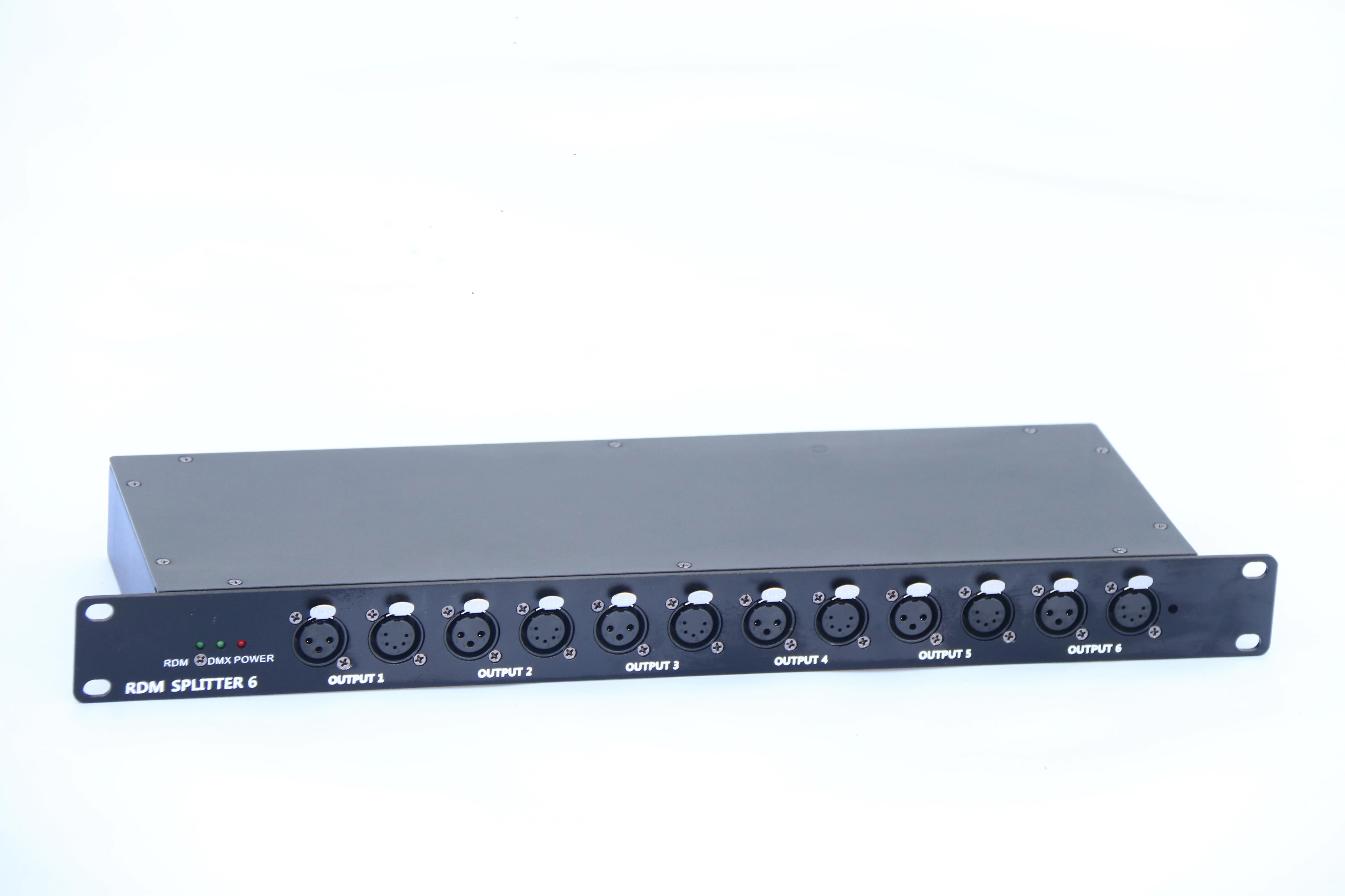 Pemisah RDM & DMX Profesional Output 6 Saluran Untuk Pengontrol Pencahayaan Pertunjukan Peralatan RDM