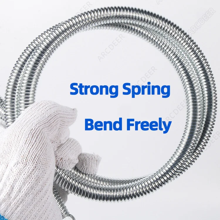 2.5 متر النمط الداخلي الربيع النحاس أنبوب الشواذ دليل للطي الانحناء خط الأنابيب لتكييف الهواء أنبوب نحاسي الانحناء أداة