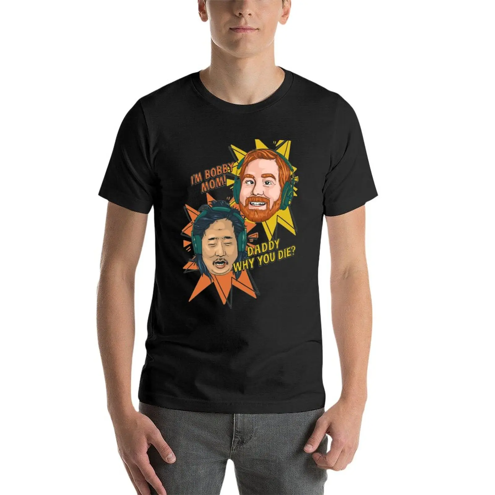 Bad Friends T-Shirt tanie rzeczy Estetyczna odzież grafika niezbędna koszulka czarne koszulki dla mężczyzn