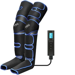 Leg-Massager Compression for Thigh Calf Foot Massage Muscles Pain Relieve Boots Device with Handheld Controller Knee-Heat