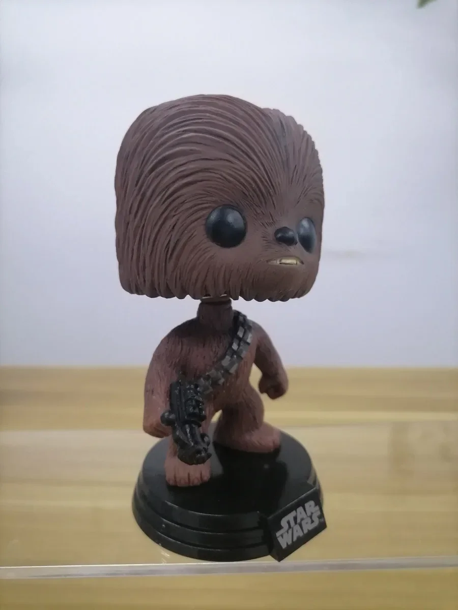 Funko pop estatueta de vinil filme star wars chewbacca figura de ação coleção bobble-cabeça figura ornamentos de mesa presentes