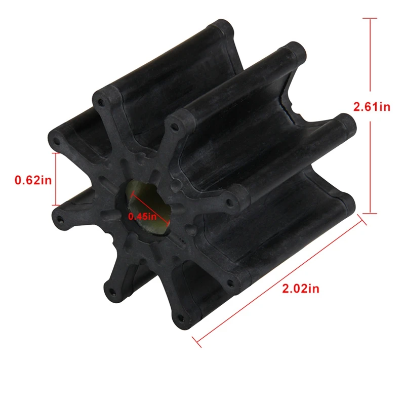 Water Pump Impeller For Mercruiser Mercury Bravo  MPI 4.3-5.0L 5.7/6.2/8.1L Outboard Motor Boat Replacement Parts Accessories