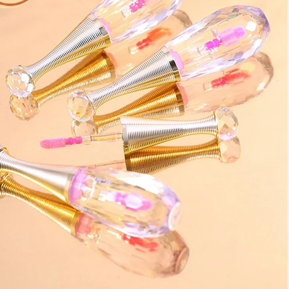 Brillo de labios que cambia de Color de cristal, lápiz labial transparente que cambia de temperatura, hidratante, duradero, impermeable, cosméticos para mujer