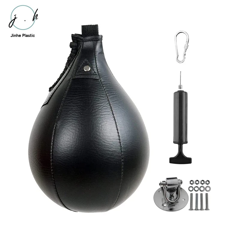 

Leather Boxing Training Hanging Swivel String Speed Ball Punching Bag for Adults 2025