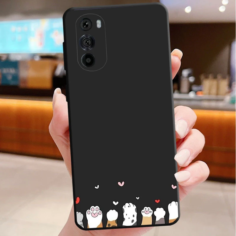 

Phone Case For Motorola Edge 50 40 Pro 60 50 40 30 Ultra Neo Fusion Moto G Play G Stylus G Power G Cartoon Black Cats