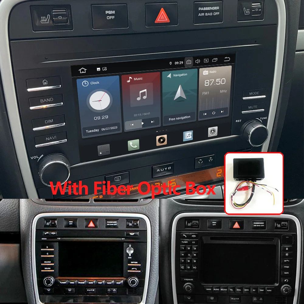 

CHSTEK Car Stereo For Porsche Cayenne 2002-2010 955 957 9PA Auto Radio Carplay Navigation GPS Bluetooth WIFI 4G Android 13 Box