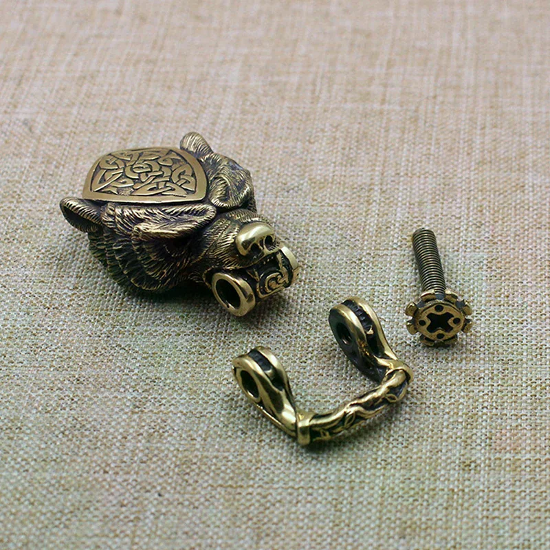 DIY Accessories For Personality Couple Bracelet Weaving Paracord Multifunction Buckle Brass Outdoor Small Tool