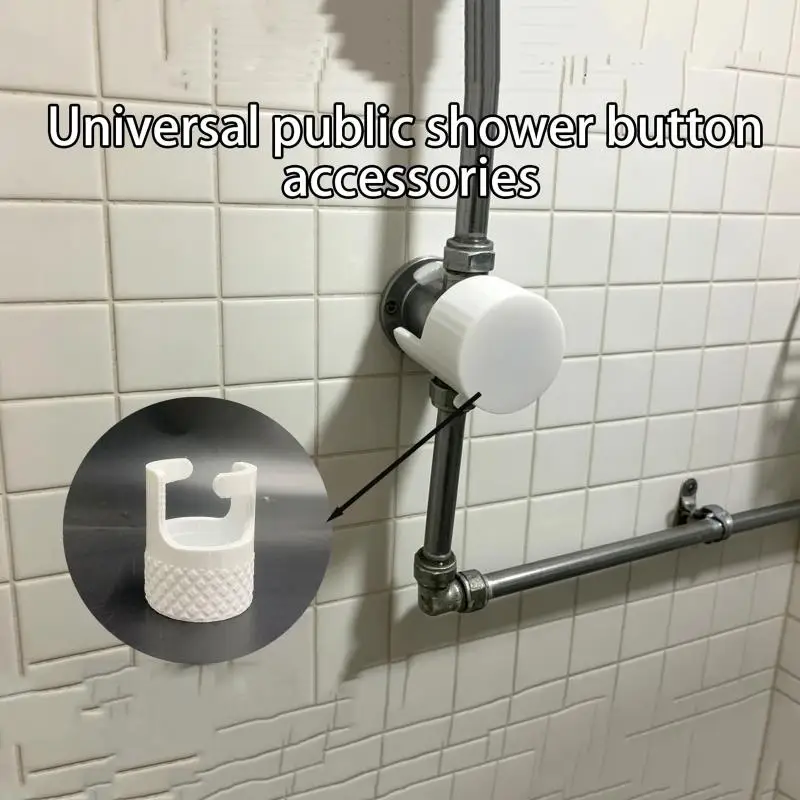 Shower Timer Button Holder Shower Switch Public Use Water Control Button For Gyms School Camp Public Bathroom Accessories