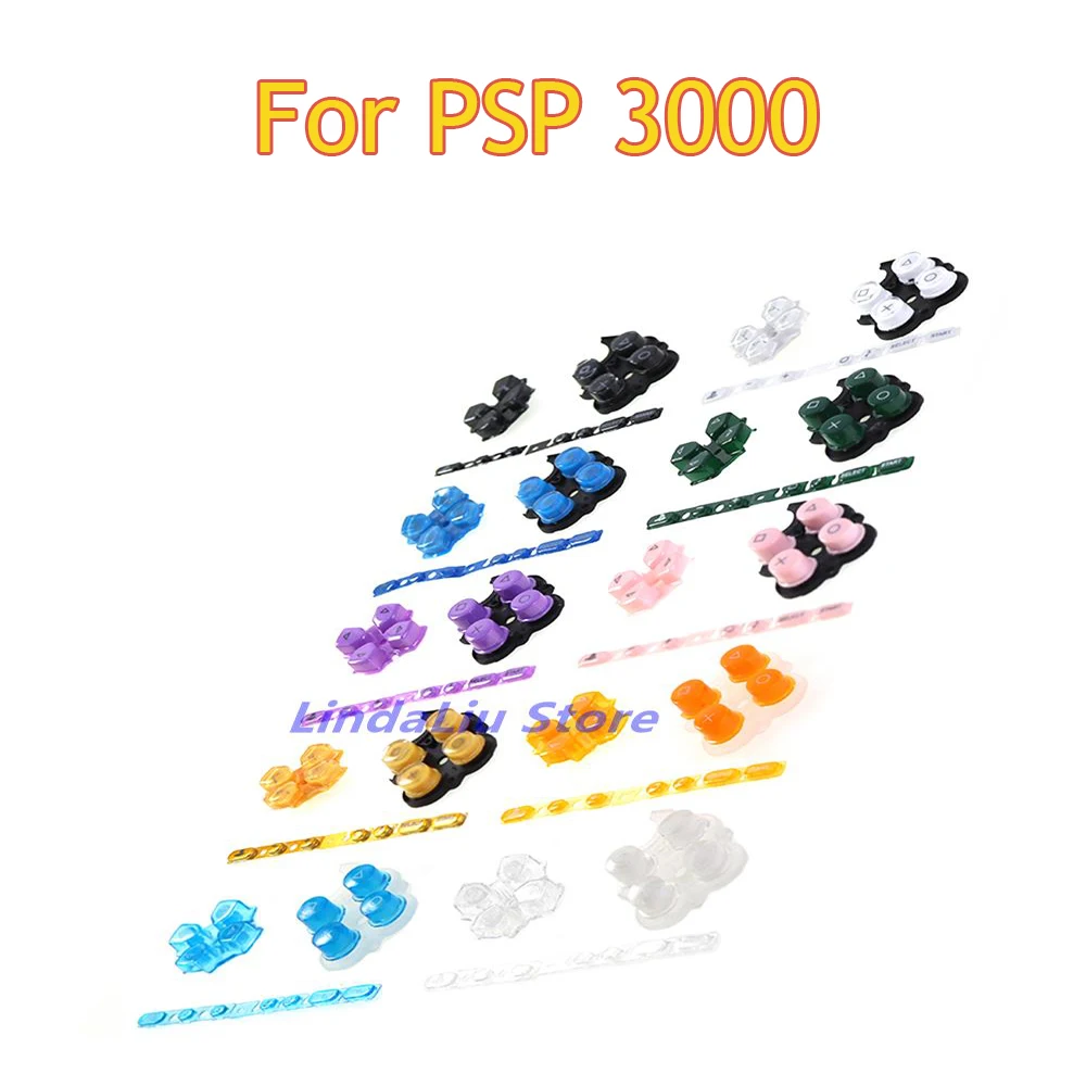 15sets Left Right button home start keypad Button For Sony PSP 3000 Home Start D PAD Volume Buttons Repair Kits For PSP3000