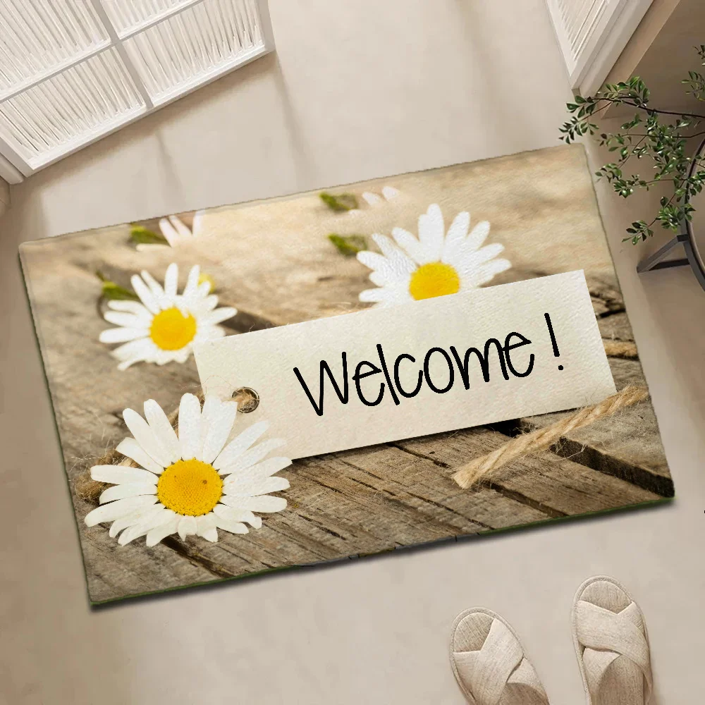 

Rugs Living Room Mats Welcome Foot Mat Bedroom Carpet Rug Entrance Door Mat Home For Kitchen Bath the Doormat Bathroom Lounge