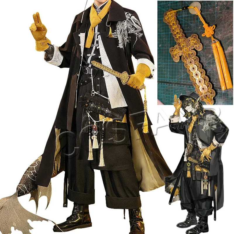 Lee Cosplay gioco Arknights Cosplay Costume gioco Arknights Costume Halloween Lee Cosplay Costume parrucca puntelli Wemen Men