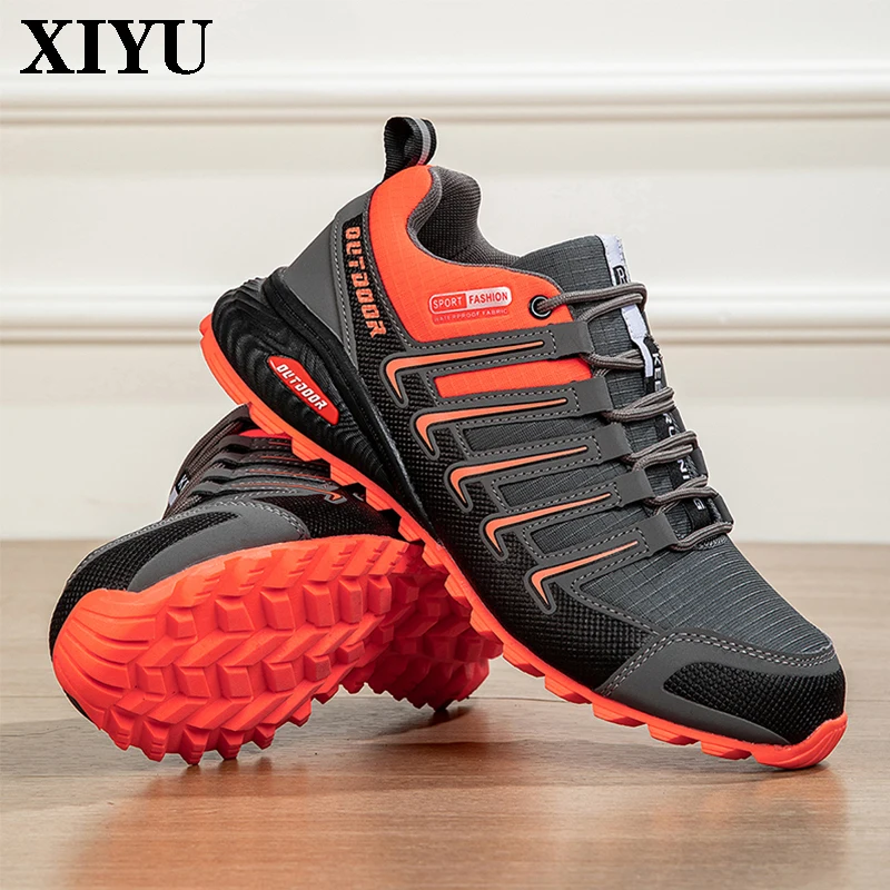 

XIYU Men's Hiking Shoes High-Quality Stylish Breathable Mountaineering Off-Road Casual Non-Slip Running Outdoor Cycling Shoes
