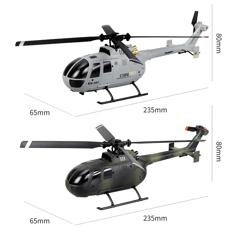 

C186 Pro Helicopter B105 2.4G RTF 4-Channel 6-Axis Gyroscope Remote control Helicopter Stable Flight RC Toy for Boy Beyondsky