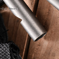 1pc Titanium Whistle Emergency Whistle With Lanyard Safety Survival Whistle Ultralight Camping Whistle Hiking Outdoors Emergency