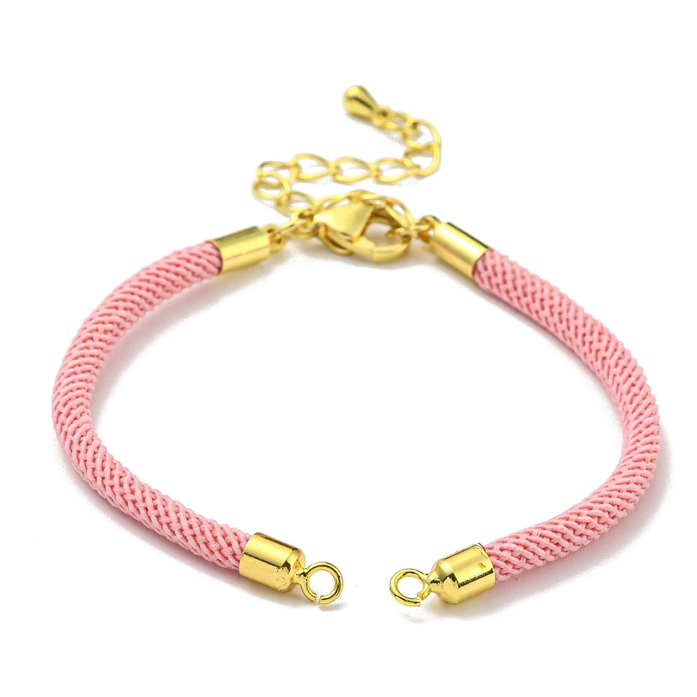 PandaHall 20-teiliges Nylon-Armband-Set, umweltfreundliche Messingbeschläge mit Karabinerverschlüssen für die Herstellung von DIY-Schmuckarmbändern – Detail 14