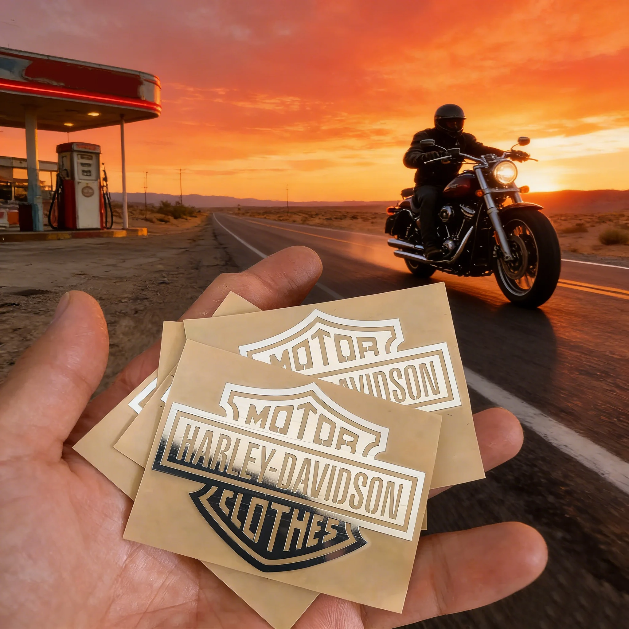 

For Harley Davidson 5/10pc 3D Retro Skull Body Decorative Personalized Sticker Motorcycle Tank Helmet Emblem Decal Accessory New
